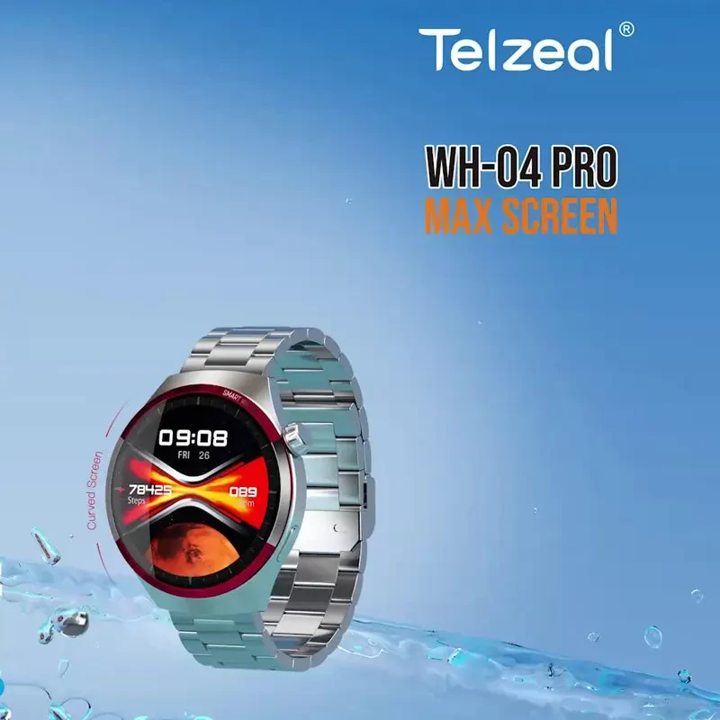 ساعت هوشمند صفحه گرد WH-04pro max