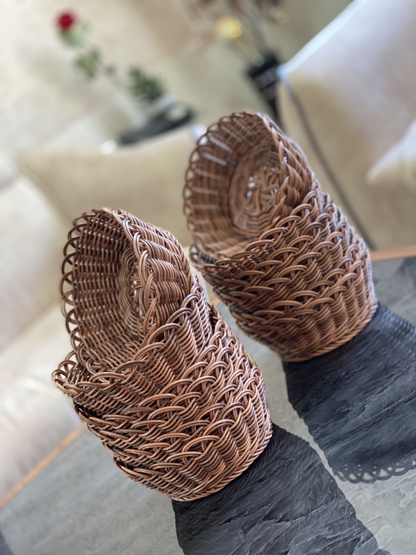 سبد سبزی حصیری